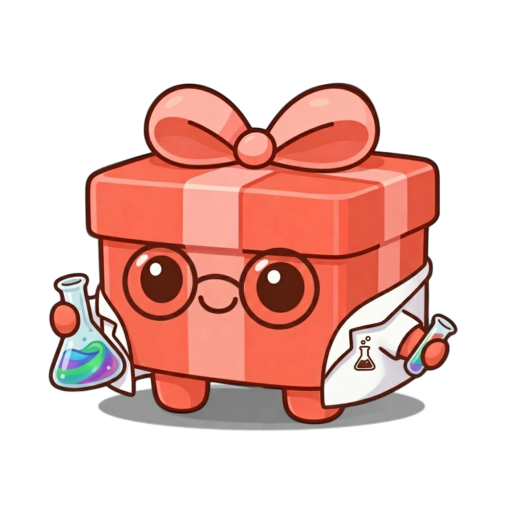 Gift Proof lab mascot