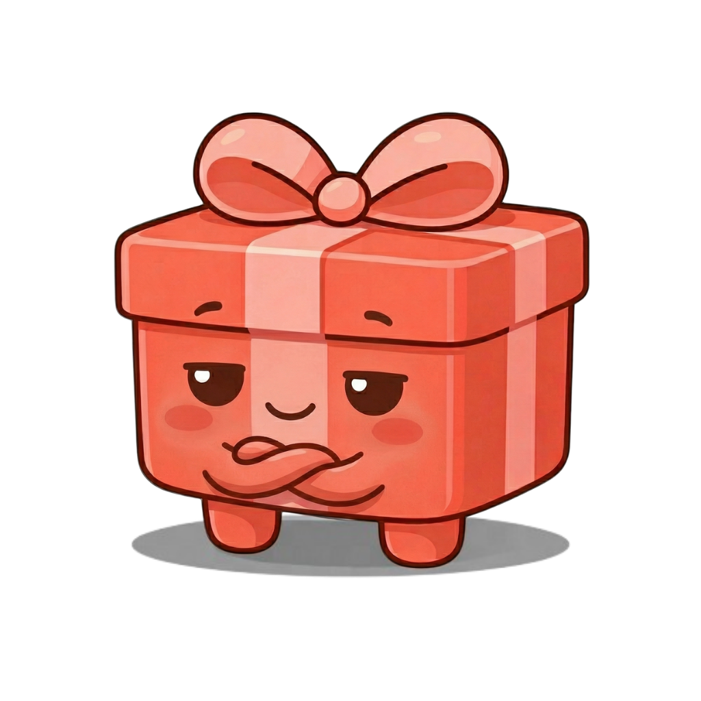 Gift Proof satisfied mascot